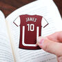 Personalised Football Team Mini Bookmark, thumbnail 8 of 11