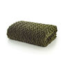 Tadcaster Chevron Sherpa Fleece Throw, thumbnail 5 of 11