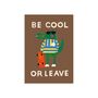 Be Cool Or Leave Croc Kid's Art Print, thumbnail 3 of 4