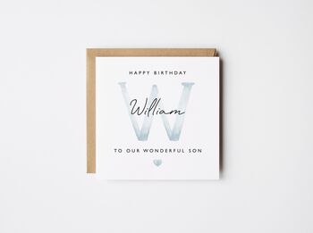 Sister Initial Birthday Card *Fully Personalised, 11 of 12