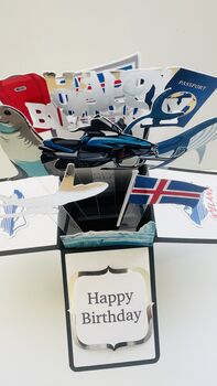 Personalisable Iceland Themed 3D Greeting/Gift Card, 6 of 6