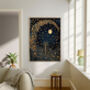 Set Of Two Moon And Stars Celestial Art Prints, thumbnail 5 of 5