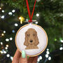 Dog Cross Stitch Kit Craft Decoration Letterbox, thumbnail 7 of 8