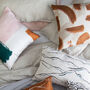 Abstract Burnt Orange Cushion Set, thumbnail 5 of 5