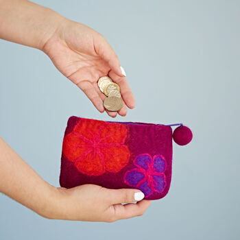 Felted Flower Purse, 7 of 10