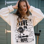 Live In The Hive Women's Festival Sweatshirt, thumbnail 2 of 3