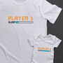 Player One/ Two Matching Parent And Baby Gaming Outfit, thumbnail 1 of 4