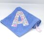 Lettered Face Cloths In Liberty Print, thumbnail 5 of 5