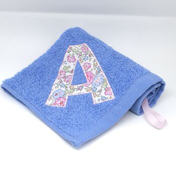 Lettered Face Cloths In Liberty Print, 5 of 5