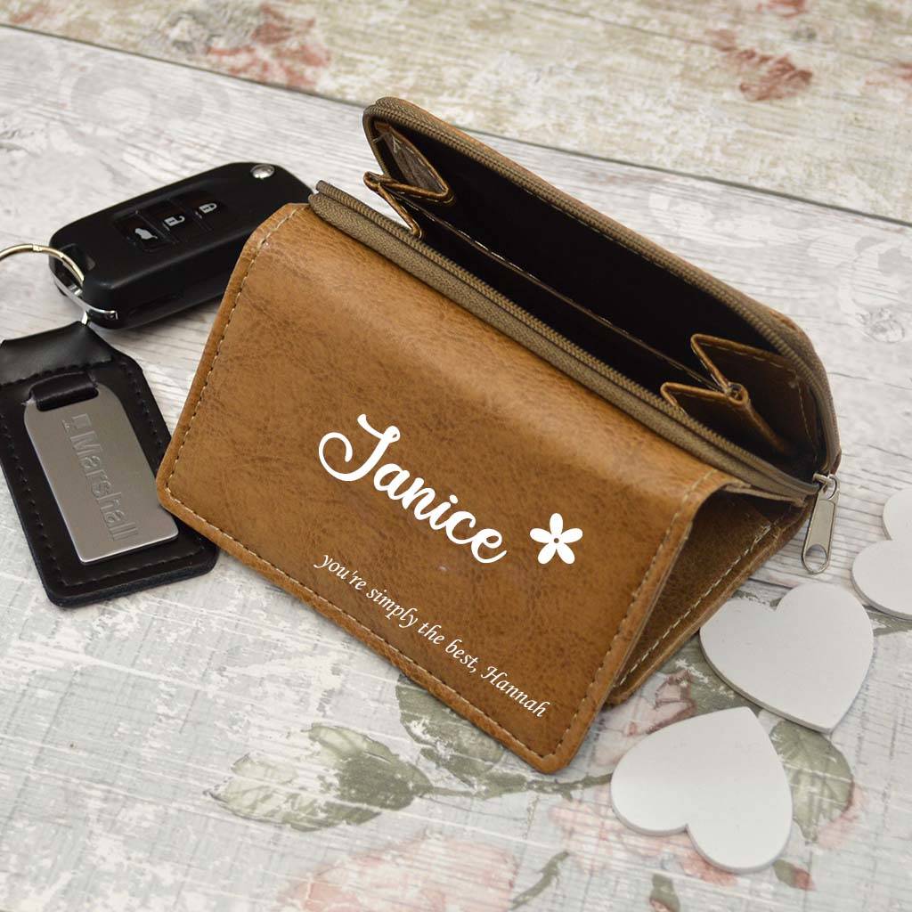 Personalised Ladies Purse By