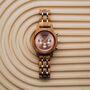 Personalised Pink Wooden Watch For Women – Personalised Natural Wood Timepiece, thumbnail 6 of 8