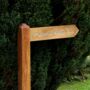 Engraved House Name Driveway Post, thumbnail 11 of 12