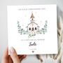 Christening Card For Goddaughter, Godson, Baptism Church Design, thumbnail 1 of 2