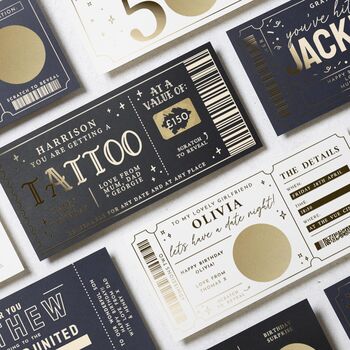 Personalised Tattoo Gift Voucher Scratch To Reveal 21st, 9 of 9