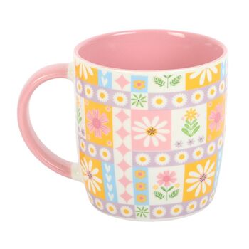 Floral Patchwork Print Mug, 2 of 2