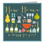 Gold Foiled New Home Cups Card, thumbnail 2 of 5