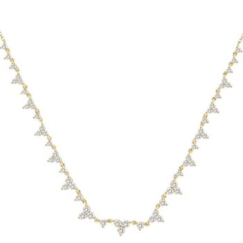 Trinity Diamond Necklaces Adjustable, 2 of 6