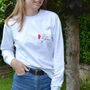 Embroidered Christmas Icon Personalised Jumper, thumbnail 1 of 3