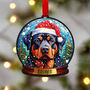 Rottweiler Dog Tree Decoration, thumbnail 1 of 2