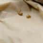 Teardrop Stud Earrings, thumbnail 4 of 5