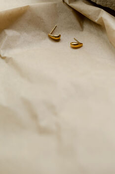 Teardrop Stud Earrings, 4 of 5