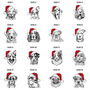 Personalised Dog Breed Christmas Bauble Hanging Decoration, thumbnail 4 of 9