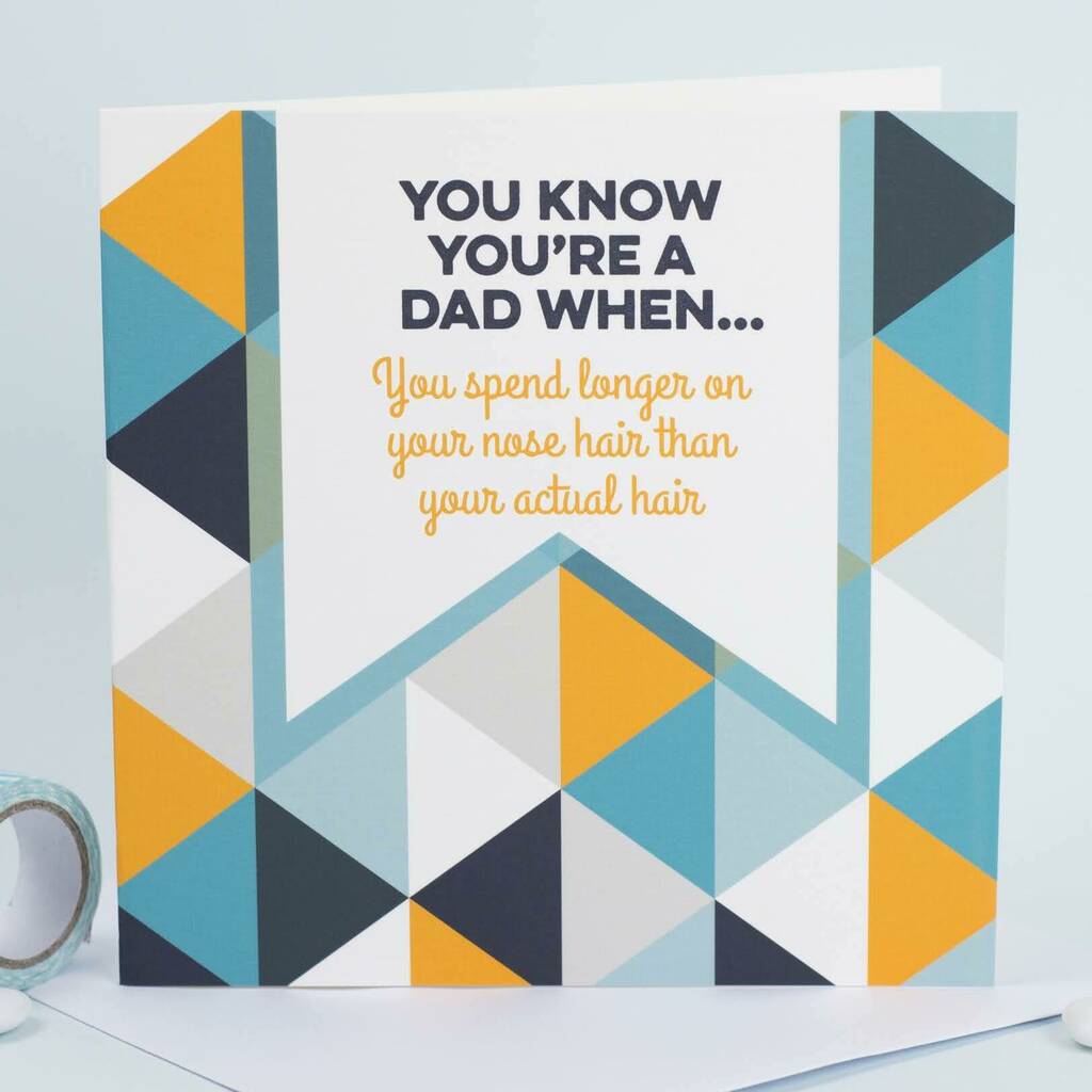 Nose Hair Father's Day Card, 1 of 6