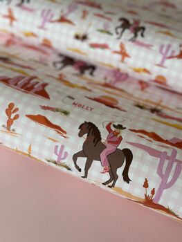 Personalised Wild West Wrapping Paper, 3 of 4