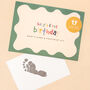 First Birthday Inkless Baby's Hand And Footprint Kit, thumbnail 1 of 1