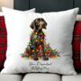 Personalised German Pointer In Christmas Lights, thumbnail 9 of 10