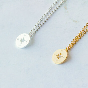 Find Your Way Compass Keepsake Necklace, 6 of 9
