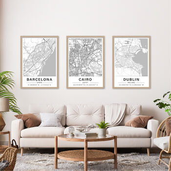 Personalised Map Print | Mother's Day Gift, 3 of 12