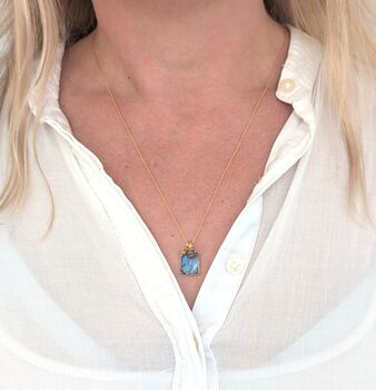 The Trio Labradorite Necklace, 4 of 7