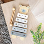 Personalised Bear Xylophone For Christening Baptism, thumbnail 3 of 6