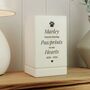 Personalised Pet Pawprints Wooden Urn, thumbnail 1 of 3