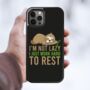 Lazy Sloth Animal iPhone Case, thumbnail 3 of 3