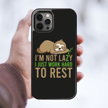 Lazy Sloth Animal iPhone Case, 3 of 3