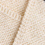Embroidered Baby Ballet Cardigan Knitting Kit Natural Cream And Granite, thumbnail 7 of 9