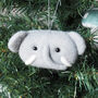 Handmade Elephant Christmas Tree Decoration, thumbnail 2 of 2