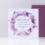 Personalised Engagement Wreath Card, thumbnail 6 of 6