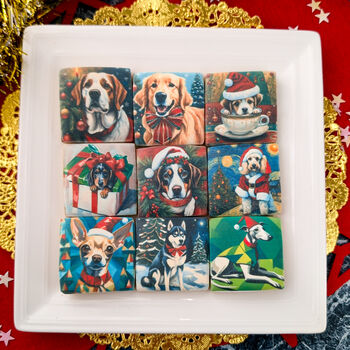 Christmas Dog Lover Biscuits Gift Box, Nine Biscuits, 8 of 8