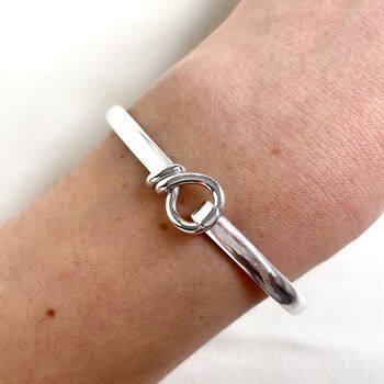 Silver Bangle Bracelet That Can Be Personalised, 4 of 7