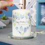 Personalised Happy Mother's Day Floral Heart Candle, thumbnail 1 of 11
