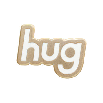 Sending A Hug Enamel Pin Badge, 6 of 6