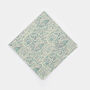 Dancys Mens Pale Blue Paisley Print Pocket Square, thumbnail 9 of 9