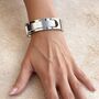 Art Deco Sterling Silver Statement Bangle, thumbnail 1 of 8
