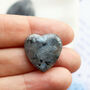 Labradorite Crystal Heart Black Flash For Protection, thumbnail 2 of 4