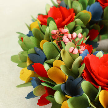Colourful Blooms Dining Table Centerpiece, 5 of 6