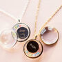 Create Your Own Personalised Family Birthstone Locket Necklace, thumbnail 3 of 10