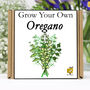 Gardening Gift. Grow Your Own Herbs. Oregano Seeds Kit, thumbnail 1 of 6